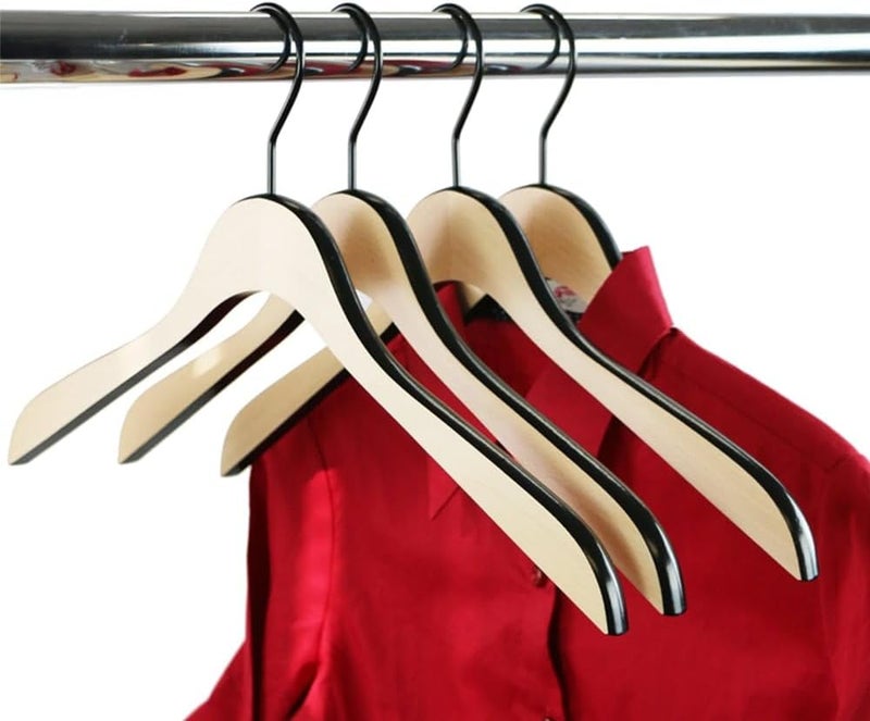MAWA Loft Wooden Shirt & Coat Hanger - Set of 5 - Image 3